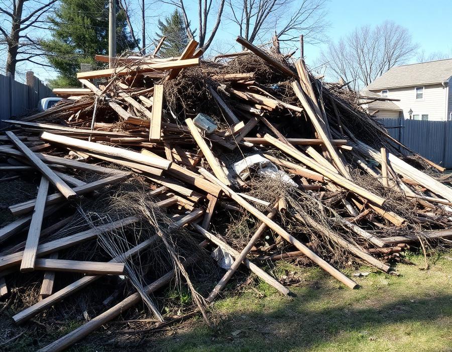 Construction Debris Removal before