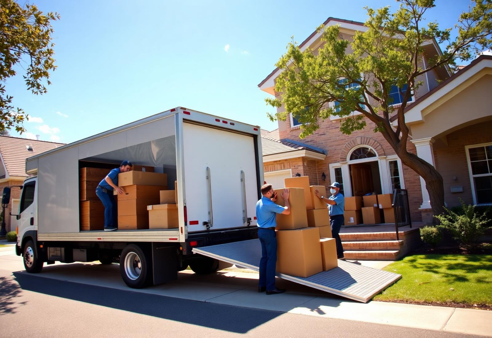 ShanAntonio junk removal crew loading a truck